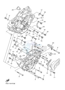 YZF-R6 600 R6 (1HCA 1HCB 1HCC) drawing CRANKCASE