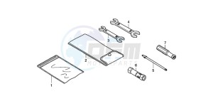 NHX110WH drawing TOOLS