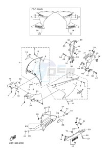 YZF-R1 YZF-R1M 998 R1 (2SG1 2SG2) drawing COWLING 2