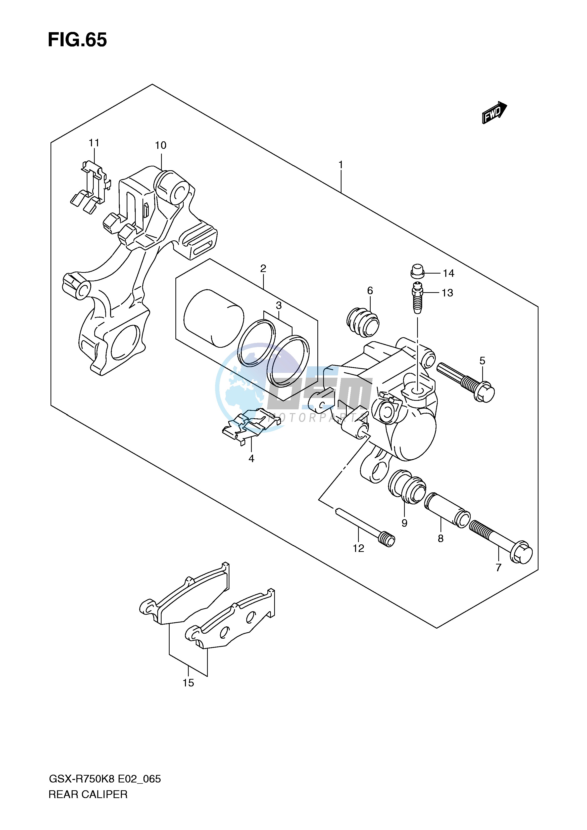 REAR CALIPER