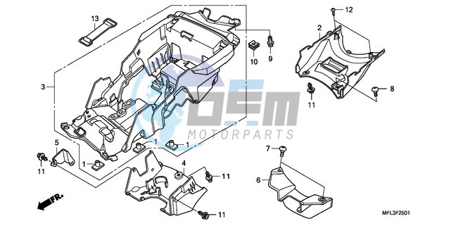 REAR FENDER (CBR1000RA)