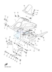 FZ1-N FZ1 (NAKED) 1000 (1EC4 1EC5 1EC6) drawing REAR ARM