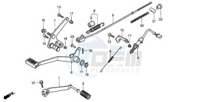 CB500 drawing PEDAL (1)