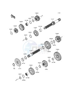 KLX125 KLX125CDS XX (EU ME A(FRICA) drawing Transmission