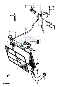 RG500 (E1) Gamma drawing RADIATOR