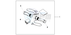 VFR1200FDC VFR1200F Dual Clutch E drawing GRIP HEATER(12A T