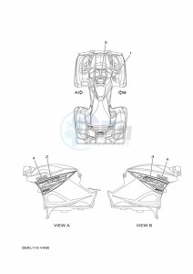 YFM700FWBD KODIAK 700 EPS (B5KN) drawing GRAPHICS