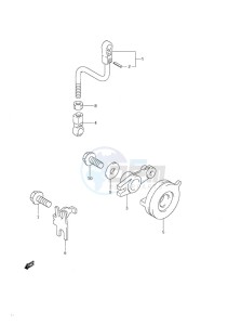 DF 9.9 drawing Throttle Control Non-Remote Control