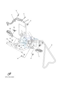 YZ85 YZ85LW (1SP1 1SP3) drawing STAND & FOOTREST