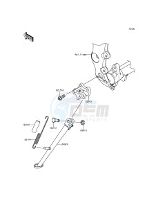 NINJA_ZX-6R ZX600REF FR GB XX (EU ME A(FRICA) drawing Stand(s)