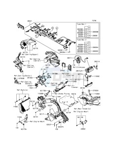 VERSYS 1000 KLZ1000BFF FR GB XX (EU ME A(FRICA) drawing Chassis Electrical Equipment