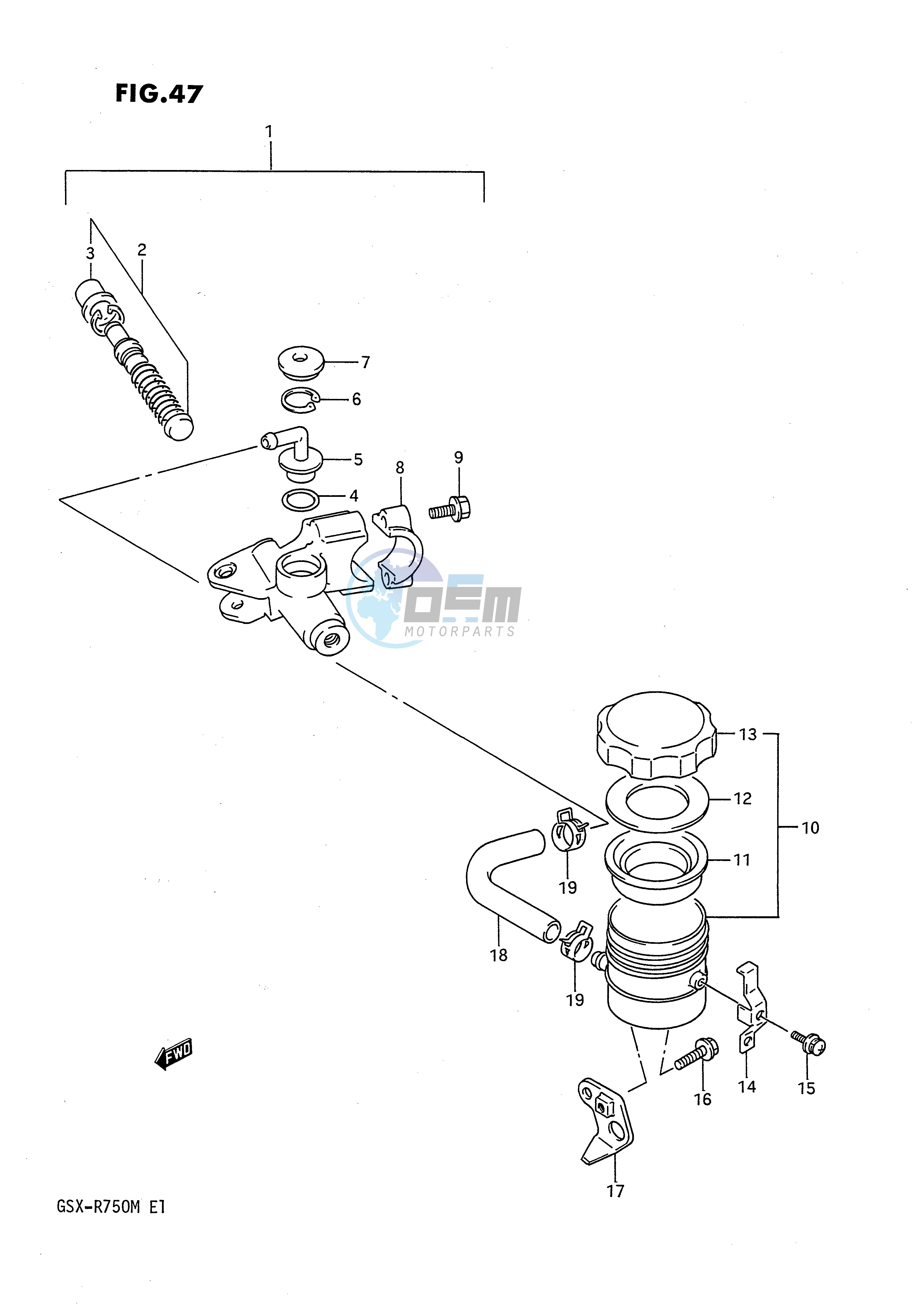 FRONT MASTER CYLINDER