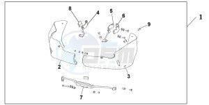 NT700V drawing UNDERCOWL