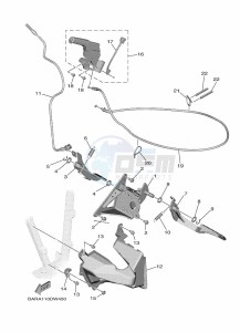 YXE850EN YX85EPAM (BANG) drawing PEDAL WIRE