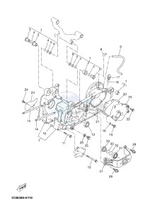 YP125RA (ABS) X-MAX 250 ABS (2DL3) drawing CRANKCASE