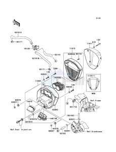 VN2000 VN2000-A2H GB XX (EU ME A(FRICA) drawing Air Cleaner