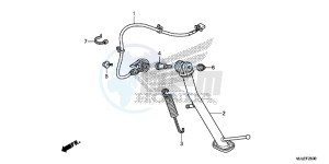 NC700SDE NC700SD 2ED - (2ED) drawing STAND