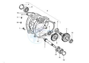 Runner VX-VXR 125-200 125 drawing Gear group