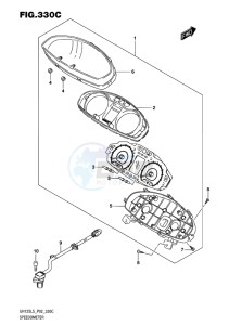 UH125 BURGMAN EU drawing SPEEDOMETER