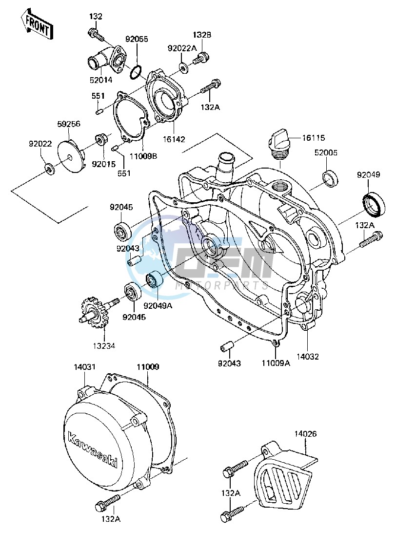 ENGINE COVERS_WATER PUMP