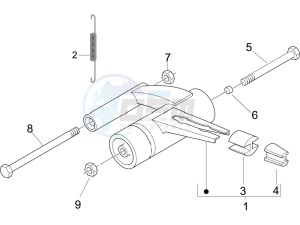 Liberty 50 4T PTT 2017 (B-NL) (B-NL) drawing Swinging arm