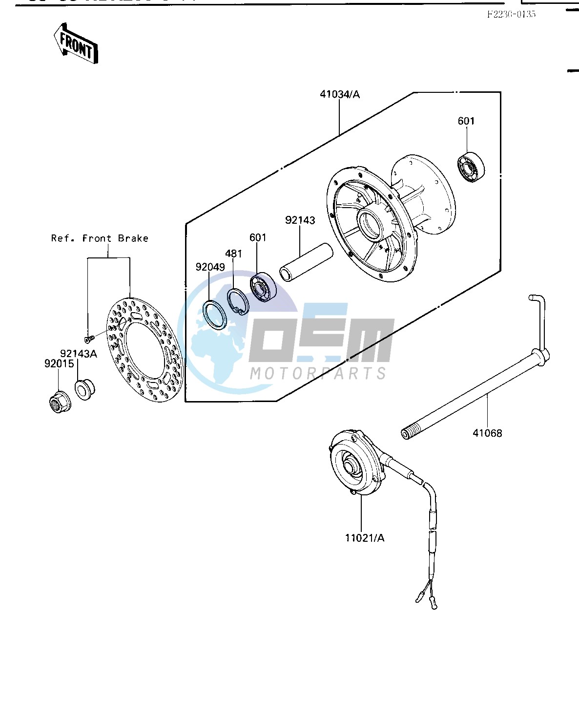 FRONT HUB