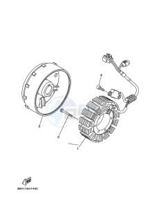 YFM700FWAD GRIZZLY 700 EPS (BLTL) drawing GENERATOR