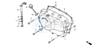 VT600CD2 drawing RIGHT CRANKCASE COVER