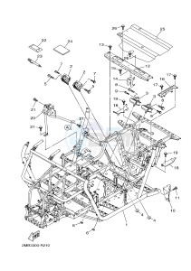 YXE700E YXE70WPAH WOLVERINE R-SPEC EPS (BW12) drawing FRAME