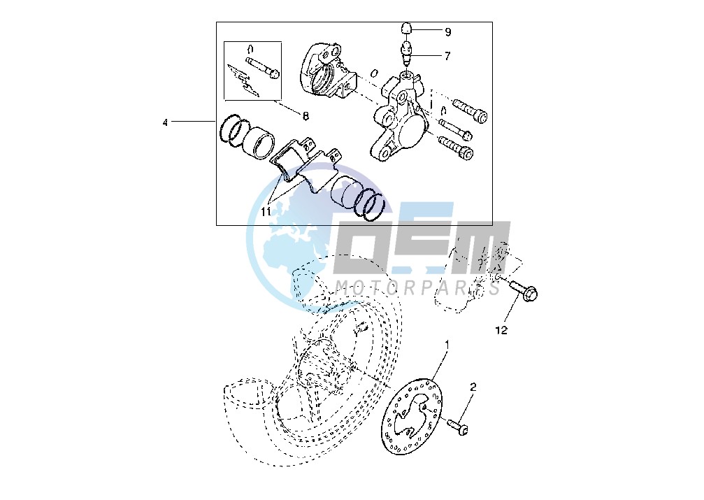 FRONT BRAKE CALIPER