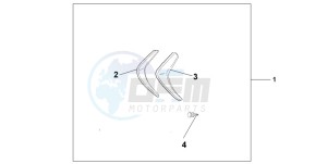 NSS250 JAZZ drawing SIDE VISOR