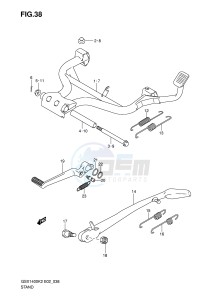 GSX1400 (E2) drawing STAND