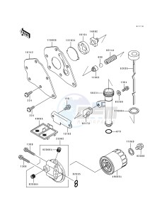 KAF 300 A [MULE 500] (A1) [MULE 500] drawing OIL PUMP