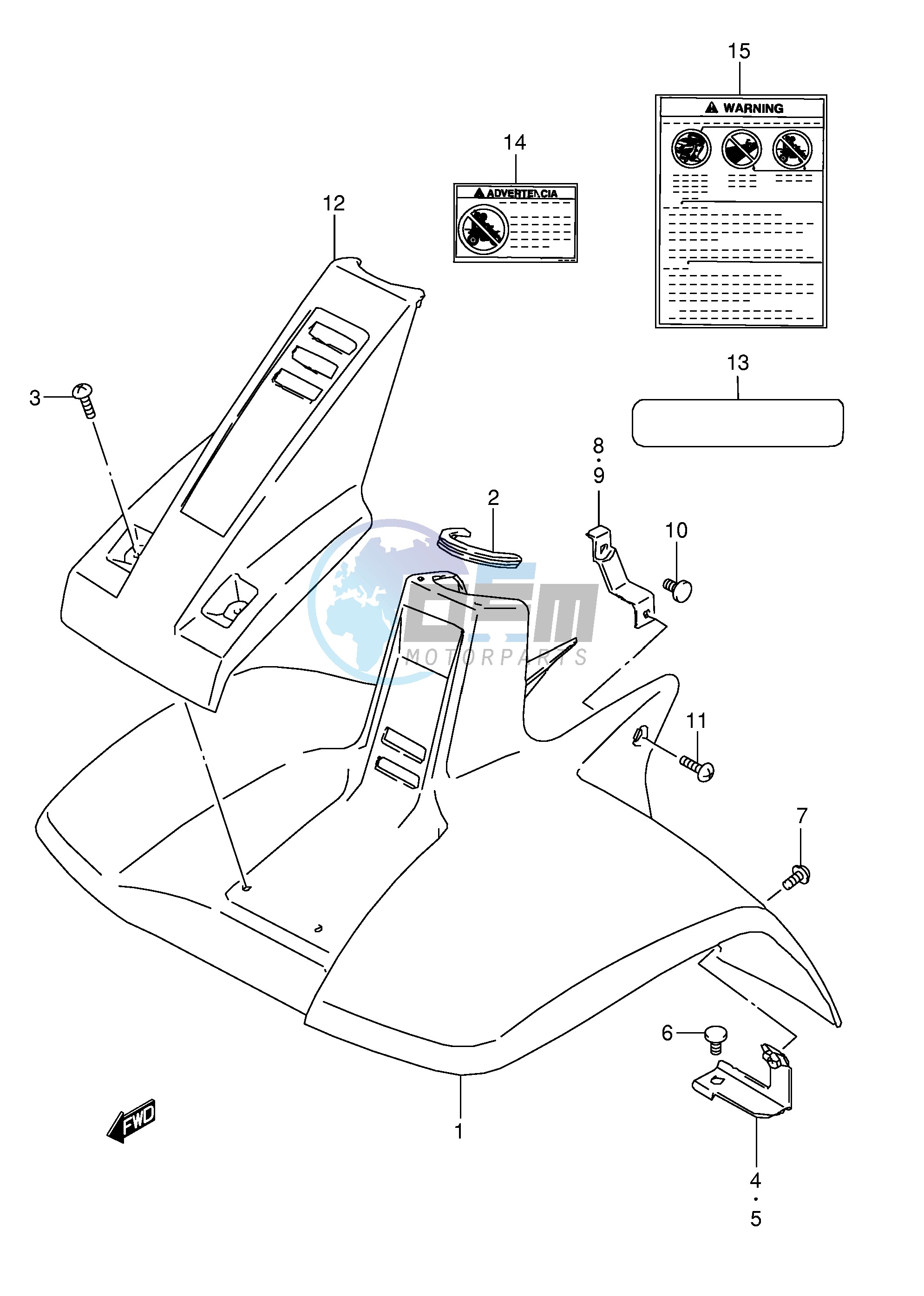 FRONT FENDER (MODEL K1)