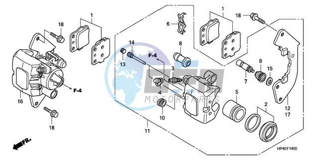 FRONT BRAKE CALIPER