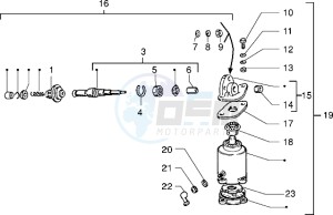 PX 125 E drawing Starting motor