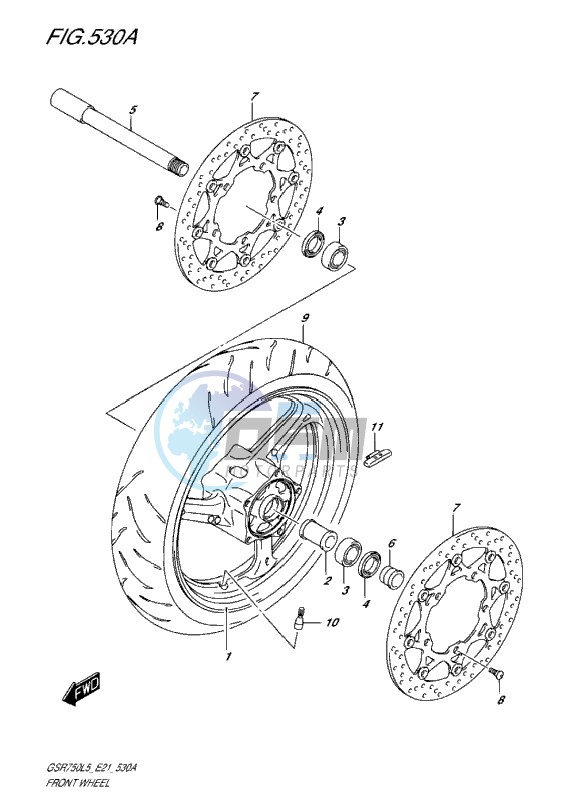 FRONT WHEEL L5