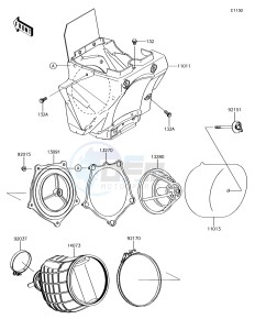 KX85 KX85CJF EU drawing Air Cleaner