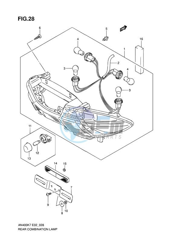 REAR COMBINATION LAMP