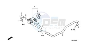 CB600FA France - (F / CMF 25K) drawing AIR INJECTION CONTROL VALVE