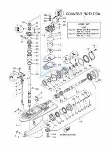 FL225FETX drawing PROPELLER-HOUSING-AND-TRANSMISSION-3