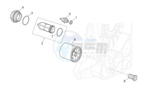 Scarabeo 125-250 e2 (eng. piaggio) drawing Oil Filter