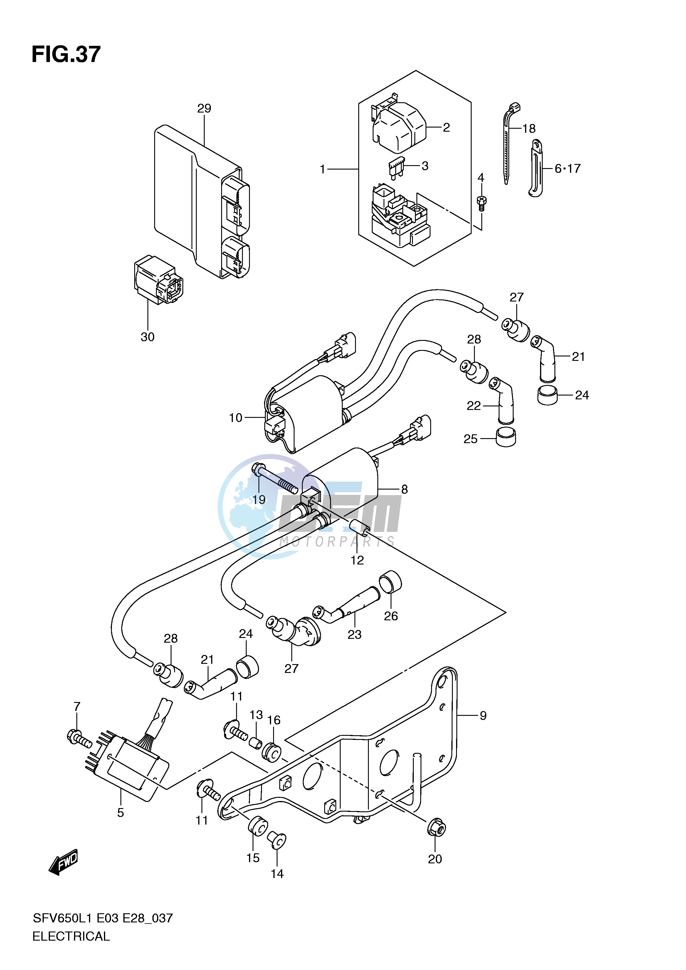 ELECTRICAL (SFV650AL1 E28)