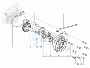 SR Motard 125 4t e3 drawing Reduction unit