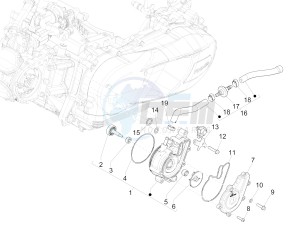 Medley 150 4T ie ABS (EMEA) drawing Cooler pump