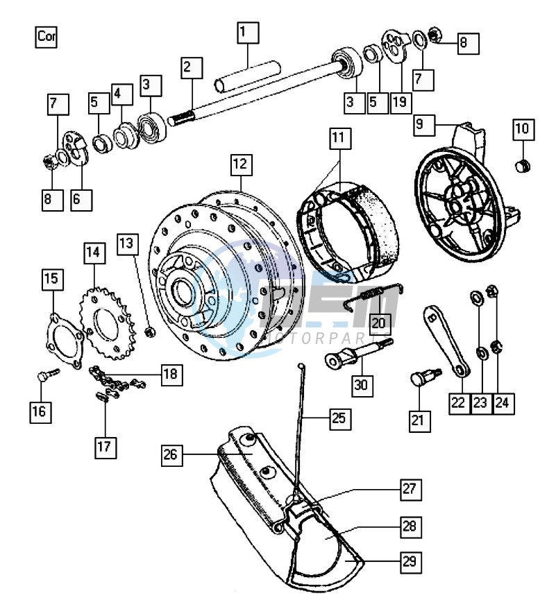 Rear wheel