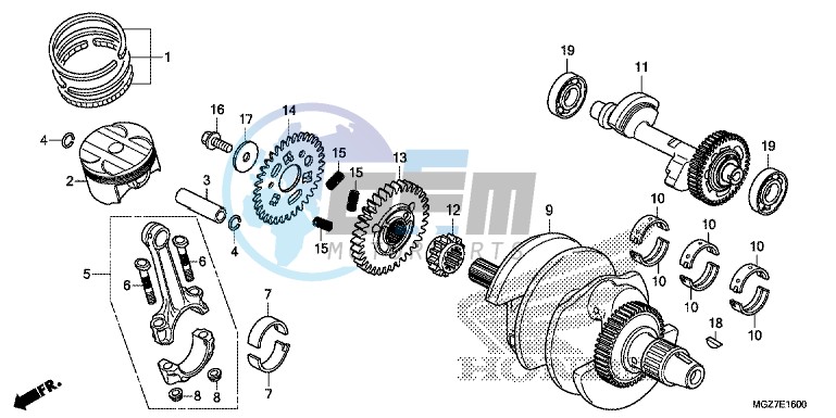 CRANKSHAFT/ PI STON