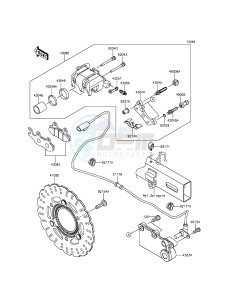 NINJA 300 ABS EX300BEF XX (EU ME A(FRICA) drawing Rear Brake