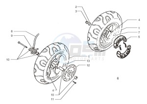 Ark AC 25 White-Matt Black 100 drawing Front wheel-Rear wheel