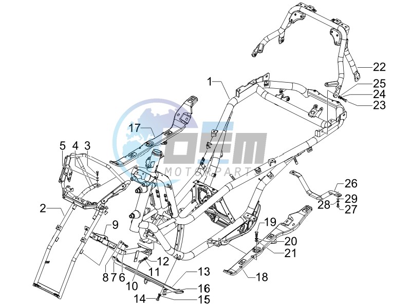 Frame bodywork